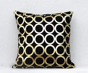 CUSCINO GOLD CIRCLES