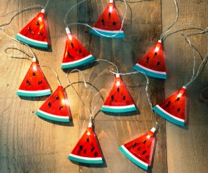 idee originali per il giardino LUCI DECORATIVE ANGURIA