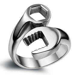 IDEE REGALO ORIGINALI ANELLO A FORMA DI CHIAVE MECCANICA