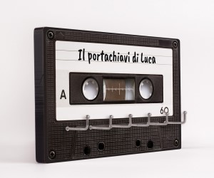 IDEE REGALO ORIGINALI APPENDICHIAVI AUDIOCASSETTA