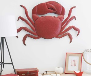 regali originali per la casa granchio da parete