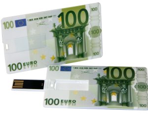 IDEE REGALO ORIGINALI CHIAVETTA USB A FORMA DI BANCONOTA