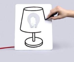 IDEE REGALO ORIGINALI DRAW LAMP