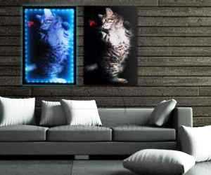 IDEE REGALO ORIGINALI PER LA CASA TELA A LED PERSONALIZZABILE