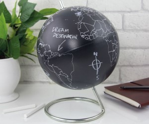 idee regalo originali mappamondo lavagna