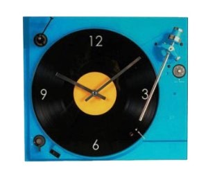 idee regalo originali orologio da parete giradischi