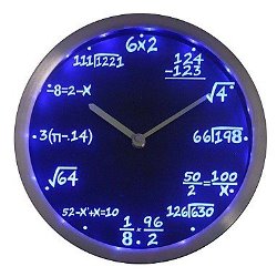 idee regalo originali orologio da parete led