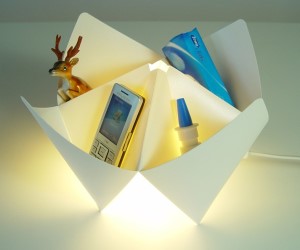 idee regalo originali lampada portaoggetti