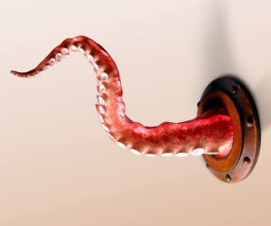 idee regalo originali per la casa tentacolo da parete