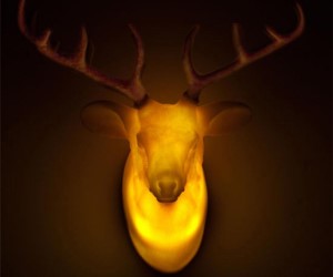 IDEE REGALO ORIGINALI PER LA CASA LAMPADA CERVO