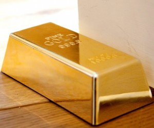 idee regalo originali per la casa lingotto oro