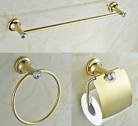 idee regalo originali per la casa set 3 pezzi bagno con cristalli