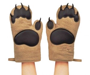 idee regalo originali guanti da forno orso