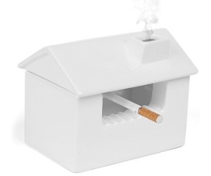 idee regalo originali posacenere casetta