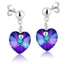 idee regalo originali regali per donna orecchini con pendente swarovski
