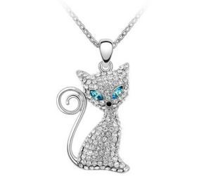 idee regalo originali regali per donna collana hypnotic cat