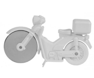 idee regalo originali per la cucina rotella taglia pizza motocicletta