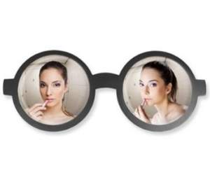 idee regalo originali specchio a forma di occhiali