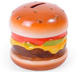 salvadanaio hamburger