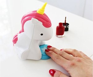 asciugasmalto per unghie unicorno