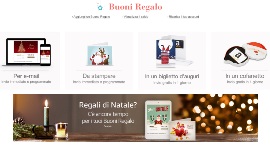 BUONI REGALO AMAZON