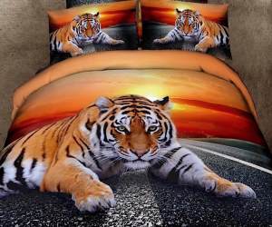 copripiumini matrimoniali originali TIGRE