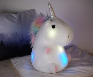 cuscino unicorno luminoso