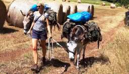 ESPERIENZE DA REGALARE IN ABRUZZO TREKKING CON ASINI