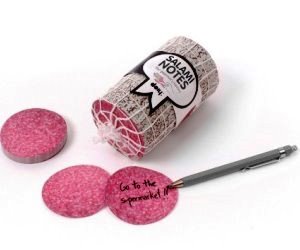 IDEE REGALO ORIGINALI GADGET BLOCCO NOTE SALAME