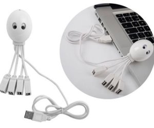 idee regalo originali gadget presa multipla usb a forma di polpo