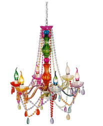 IDEE REGALO ORIGINALI LAMPADARIO MULTICOLORE