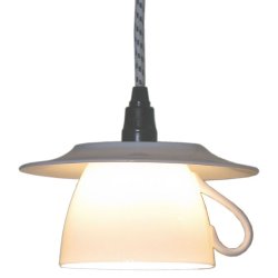 idee regalo originali lampadario tazza cappuccino