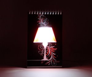 IDEE REGALO ORIGINALI LAMPADA BLOCK NOTES