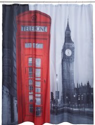 IDEE REGALO ORIGINALI TENDA DA DOCCIA LONDON