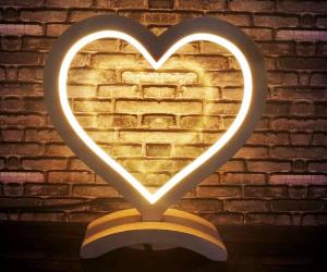 LAMPADA DA TAVOLO CUORE