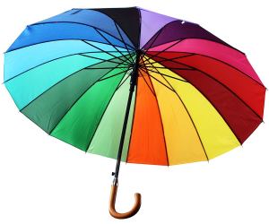 OMBRELLO ORIGINALE ARCOBALENO