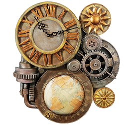 OROLOGIO DA PARETE INGRANAGGI