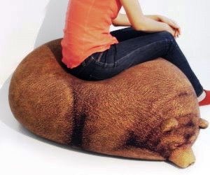 poltrone da salotto a forma di orso