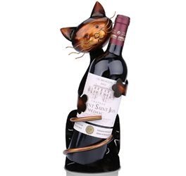 PORTABOTTIGLIA GATTO REGALI ORIGINALI CUCINA