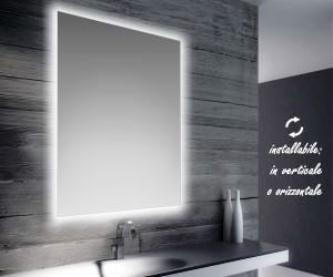 SPECCHIO DA BAGNO CON LUCE A LED PERIMETRALE