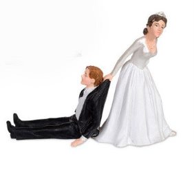 CAKE TOPPER SPOSO RILUTTANTE