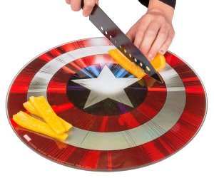 tagliere scudo capitan america regali originali cucina