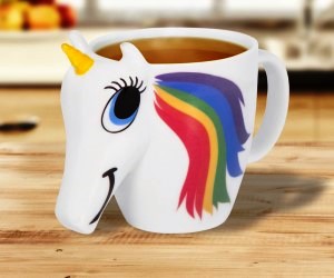 TAZZA CAMBIACOLORE UNICORNO REGALI ORIGINALI CUCINA