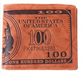 idee regalo originali portafoglio dollaro americano
