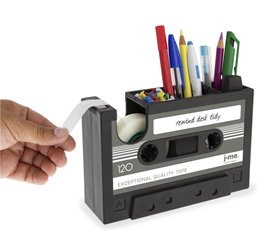 IDEE REGALO ORIGINALI CASA E ARREDAMENTO ORGANIZER AUDIOCASSETTA