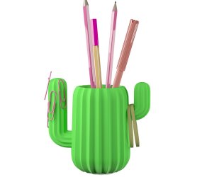 idee regalo originali portapenne cactus