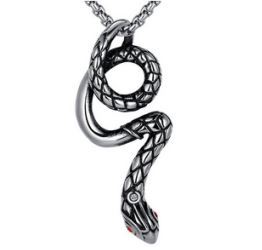 idee regalo originali collana con pendente a forma di serpente
