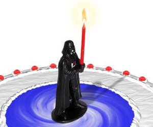 idee regalo originali candela dart vader