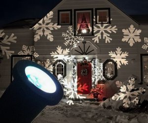 decorazioni natalizie proiettore luci natalizie