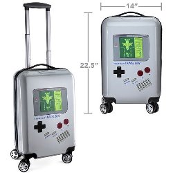 idee regalo originali bagaglio a mano a forma di gameboy